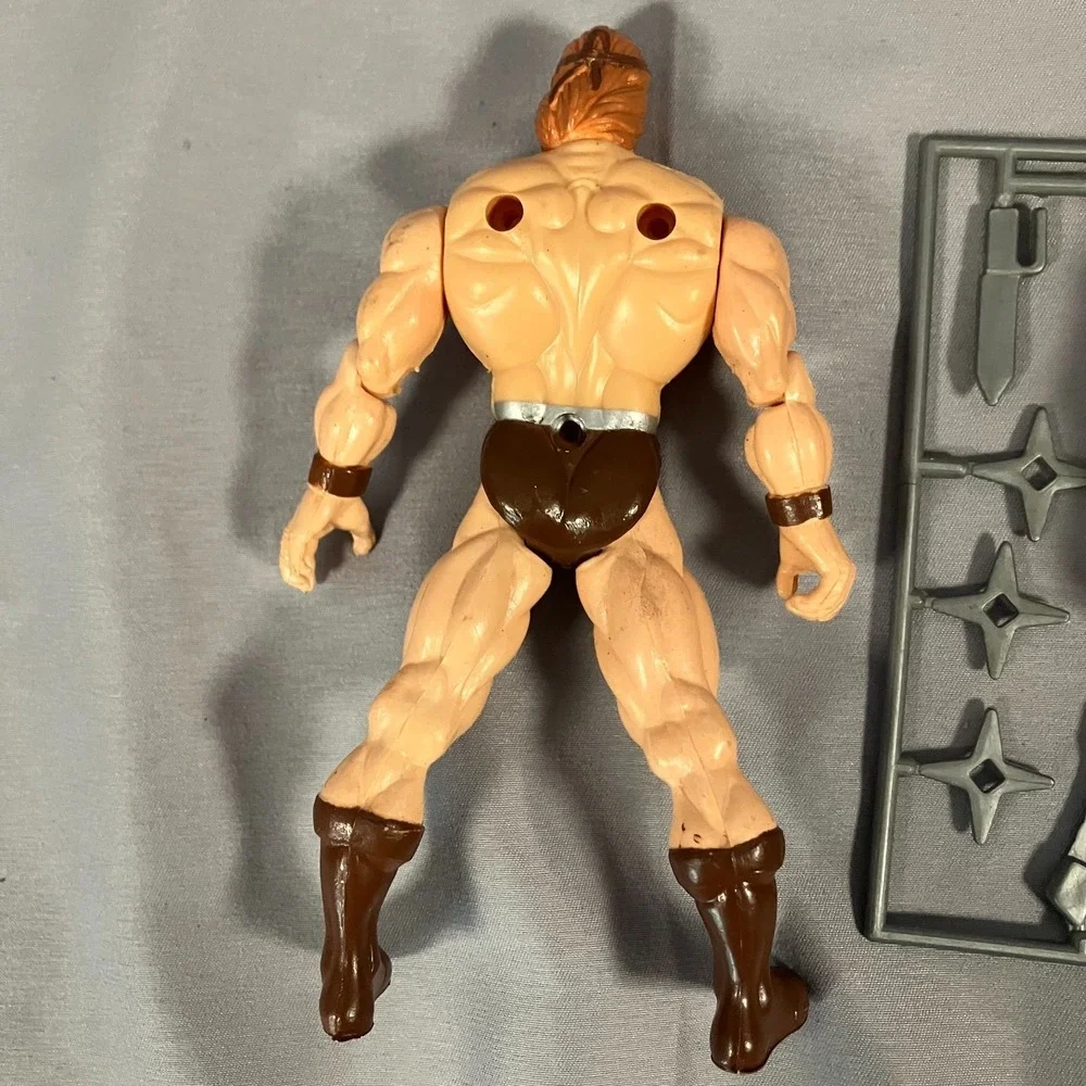 1996 S.C. Muscle Action Figures Lot of 2 with Accessories